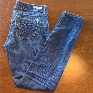 Express Ultra skinny jeans size 8r. Women’s. Dark blue